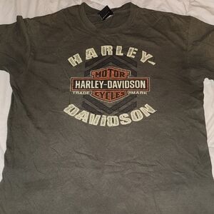Harley-Davidson Men's Olive Graphic Tee